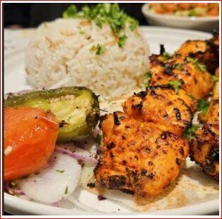 L-chicken Kabob Plate