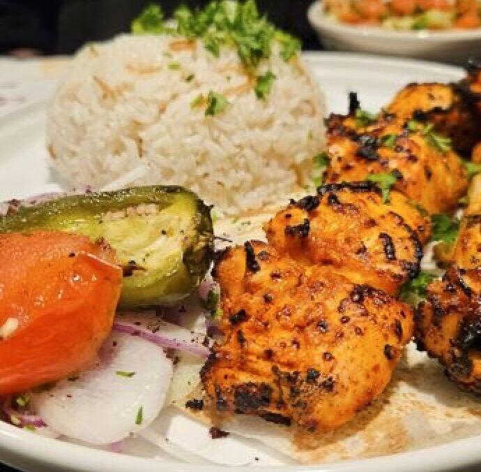 Chicken Kabob Dinner(2 Skewers)