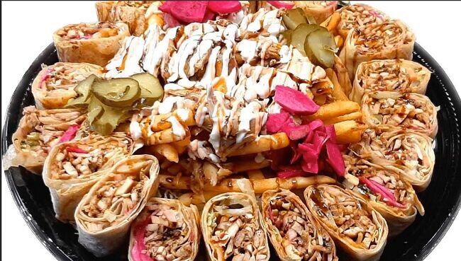 Yummi Wraps Family Shawarma Tray
